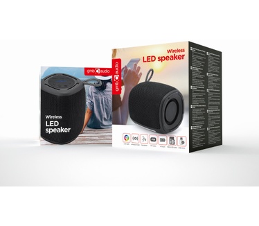 Gembird SPK-BT-LED-03-BK