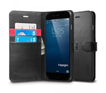 Spigen Case Wallet S Apple iPhone 6 Plus (Black) SGP10918 voor iPhone 6 plus