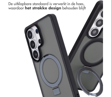 Accezz Ring Stand Backcover met MagSafe Samsung Galaxy S26 Ultra - Zwart