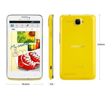 Alcatel One Touch Scribe Easy (OT-8000E) Blauw