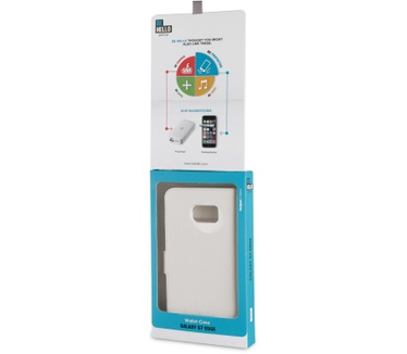 BeHello Samsung Galaxy S7 Edge Wallet Case White