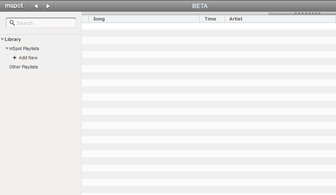 Mspot interface