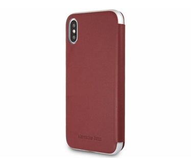 Mercedes-Benz Originele Upward Wave Bookcase voor de Apple iPhone X / XS - Rood  Rood