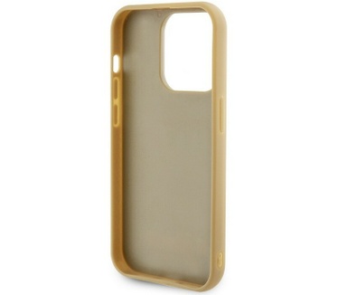 Guess Square Mirror Back Case - iPhone 15 Pro Max (6.7") - Goud Goud