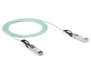 Startech.com Dell EMC AOC-SFP-10G-5M Compatible SFP+ Active Optical Cable - 5m (16.4ft) Blauw