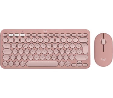 Logitech Pebble 2 Combo, Qwertz DE, Roze