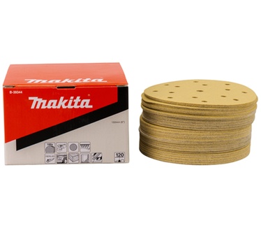 Makita Voordeelverpakking Schuurschijf 150 mm yellow velcro 15 gaats