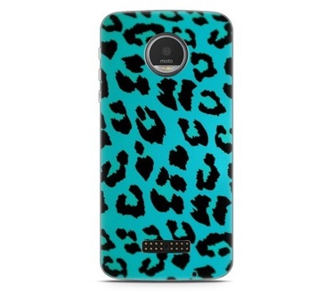 Just in Case Motorola Moto Z Hoesje Luipaard Groen Zwart