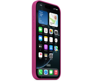 Apple Siliconen Back Cover met MagSafe - iPhone 16 Pro Roze