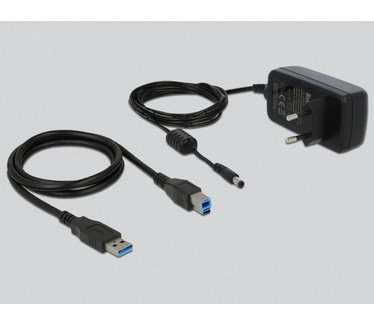 Delock USB 3.0 Dual Docking Station for 2 x SATA HDD / SSD with Clone Function in Metal Housing