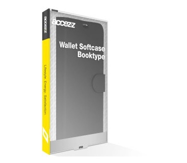 Accezz Wallet Softcase Bookcase Oppo A15 - Zwart