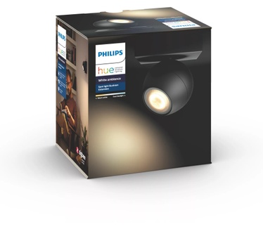 Philips Hue Buckram Spotlamp Zwart (1-spot) (excl. Dimmer)
