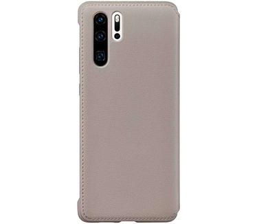 Huawei flip cover - Khaki - voor P30 Pro