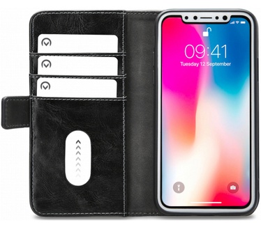 Mobilize Classic Gelly BookCase - iPhone XS Max (6.5'') - Zwart  Zwart