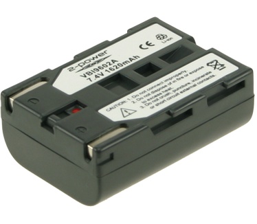 2-Power Camcorder Battery 7.4V 1500mAh