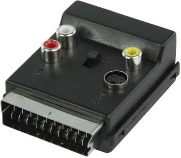 ValueLine SCART/SCART + 3x RCA + S-Video female black