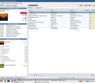 Amarok 1.4 screenshot (resized)