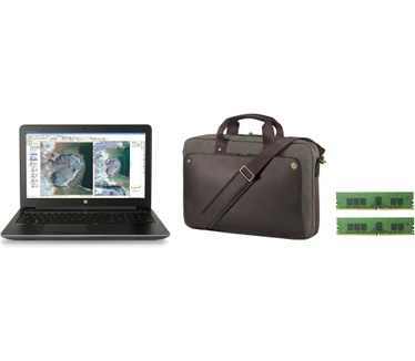 HP ZBook 15 G3 T7V53ET bundel (extra geheugen + tas)
