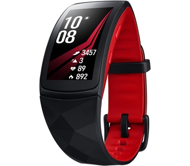 Samsung Gear Fit 2 Pro Small Zwart (Rood, Zwart)