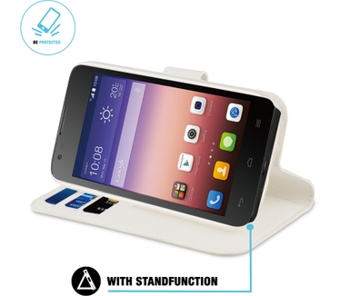 BeHello Huawei Ascend Y550 Wallet Case White