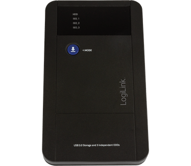 LogiLink ISOMount 2.5'' USB 3.0-Festplattengeh?use Zwart