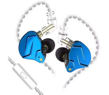 KZ Acoustics KZ ZSN PRO X - 1BA + 1DD Hybrid, met mic (Blauw)
