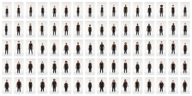 Modellen Google kleding passen met AI