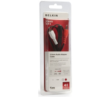 Belkin 3.5mm - 2xRCA F/M 1m