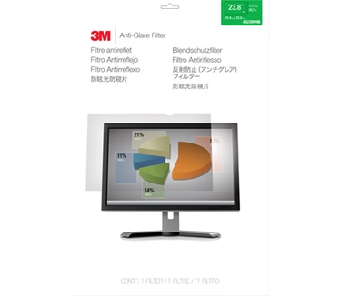 3M Filter anti-schittering voor breedbeeldscherm voor desktop 23,8"