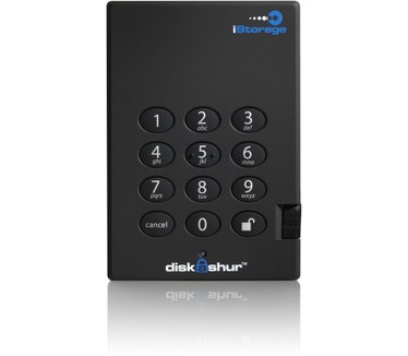 iStorage diskAshur 128-bit 750GB Zwart