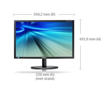 Samsung Syncmaster S24B420BW Zwart
