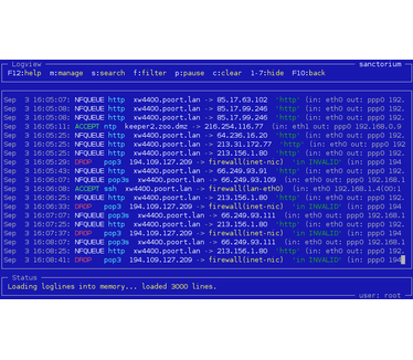 Vuurmuur screenshot