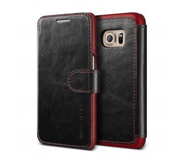 Verus Layered Dandy Samsung Galaxy S7 leather case - Black/Wine