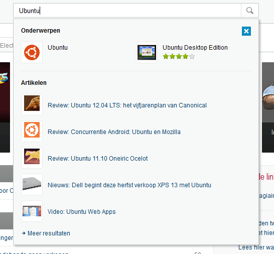 Tweakers 7.0 Quicksearch teaser