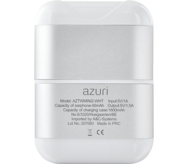 Azuri True Wireless Twin BT Buds Mini 2 (Wit)
