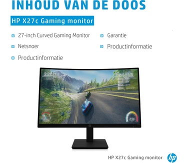 HP X27c Zwart