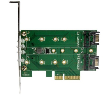 Startech.com M.2 SSD Card 1x PCIe (NVMe) 2x SATA M.2 (PEXM2SAT32N1)