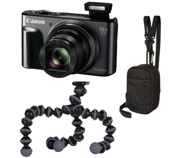 Canon PowerShot SX720 HS Traval Kit Zwart