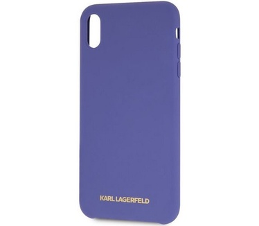 Karl Lagerfeld Silicone Case - Apple iPhone XR (6.1") - Paars  Paars