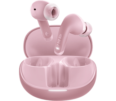 Hama Fresh 'n Rebel Twins Fuse 2 - Draadloze oordopjes - Noise Cancelling oortjes met 36 uur speeltijd - Met Microfoon en App - Pastel Pink Groen
