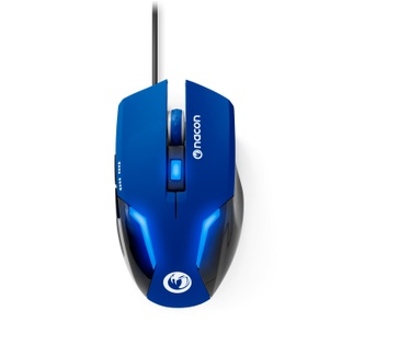 Nacon GM-105 wired gaming muis 2400dpi - blauw
