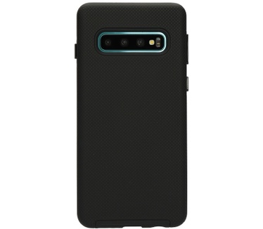 Mobiparts Rugged Tough Grip Case Samsung Galaxy S10 Black