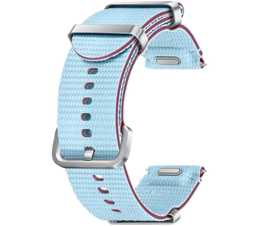Samsung Galaxy Watch7 Athleisure Rubberen Band Blauw M/L
