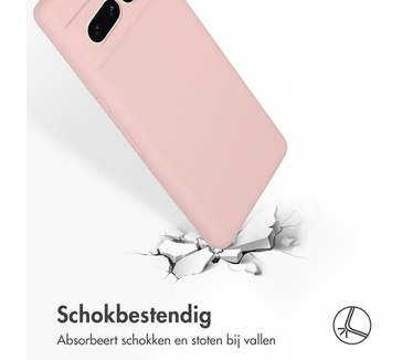 Accezz Liquid Silicone Backcover Google Pixel 7 Pro - Roze