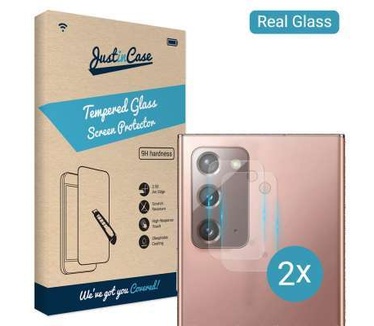 Just in Case Tempered Glass Samsung Galaxy Note 20 Ultra Camera Lens 2 stuks