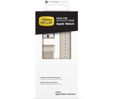 Otterbox Watch Band All Day Comfort Antimicrobial Series voor Apple Watch 42/44/45mm, Don't Even Chai