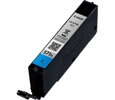 Canon CLI-571C XL inktcartridge cyaan hoge capaciteit (origineel)