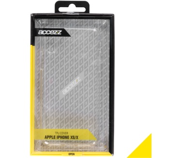 Accezz Clear Backcover iPhone Xs / X - Transparant