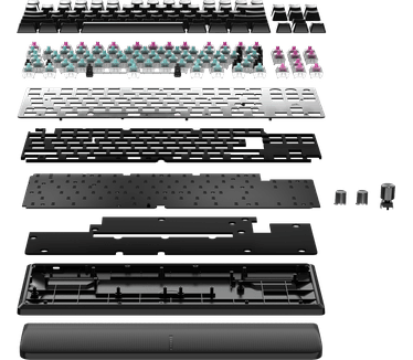 Corsair K70 Pro TKL - MGX Hyperdrive - Zwart - FR, AZERTY