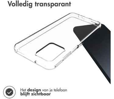 Accezz Clear Backcover Motorola Moto G53 - Transparant